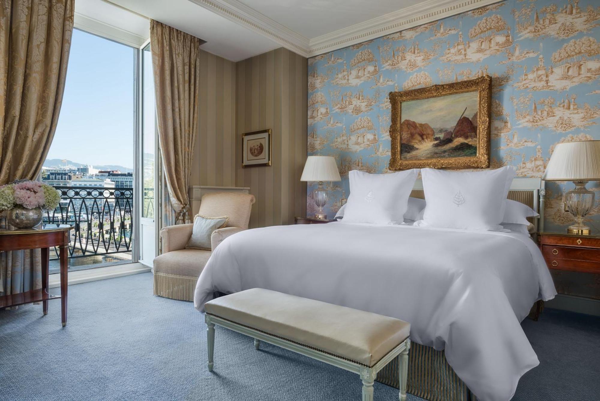 Four Seasons Hotel Des Bergues Genebra Quarto foto