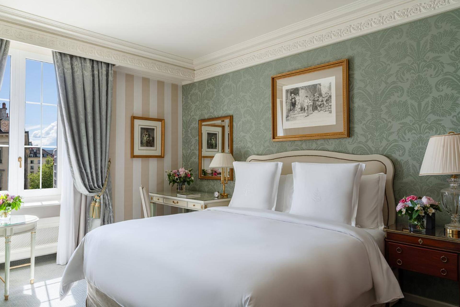 Four Seasons Hotel Des Bergues Genebra Quarto foto